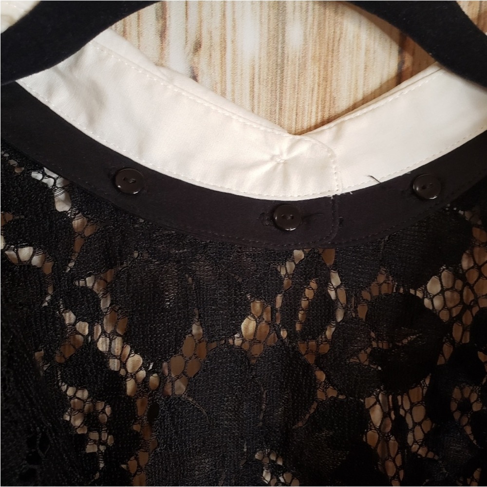 Ralph Lauren Lace Peter Pan Wednesday Adams or Riverdale Dress holiday - Picture 6 of 9